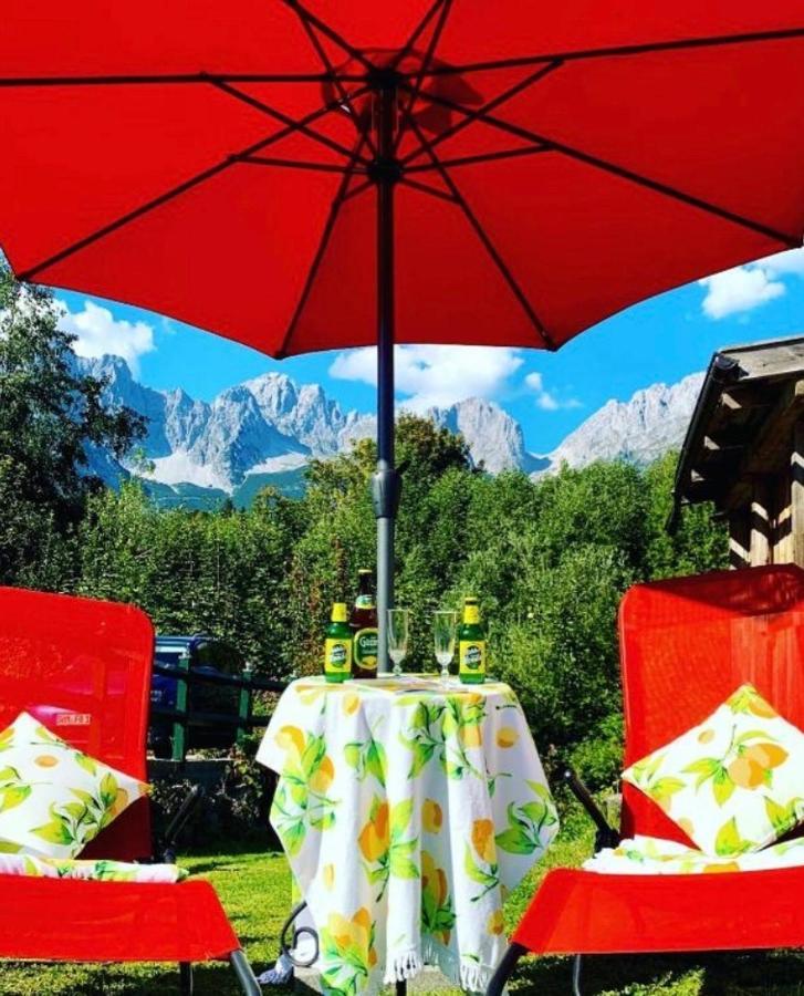 Gaste-Haus Kaisers-Gluck Hotell Going am Wilden Kaiser Exteriör bild